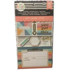 NIP MAMBI The Happy Planner stickers cardstock sticky notes PLMP-25 327 pieces